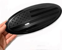 9.5 Ford 9.5" Amerikaanse Vlag Ovale Embleem voor F150 (Zwart)