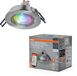 OSRAM Smart Matter LED Spot GU10 RGBW Flexibel Satijnnikkel, 4,7W Smart Home, Aluminium, App-bediening Kleurverandering