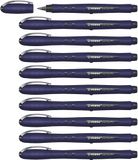 STABILO worker+ Rollerball Pen 0.5 mm NatureCOLORS Wildflower Ultramarijn Blauw Doos 10 stuks