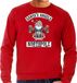 Bellatio Decorations Shoppartners Bv Grote maten foute Kerst sweater / Kerst trui Santas angels Northpole rood voor heren XXXXL