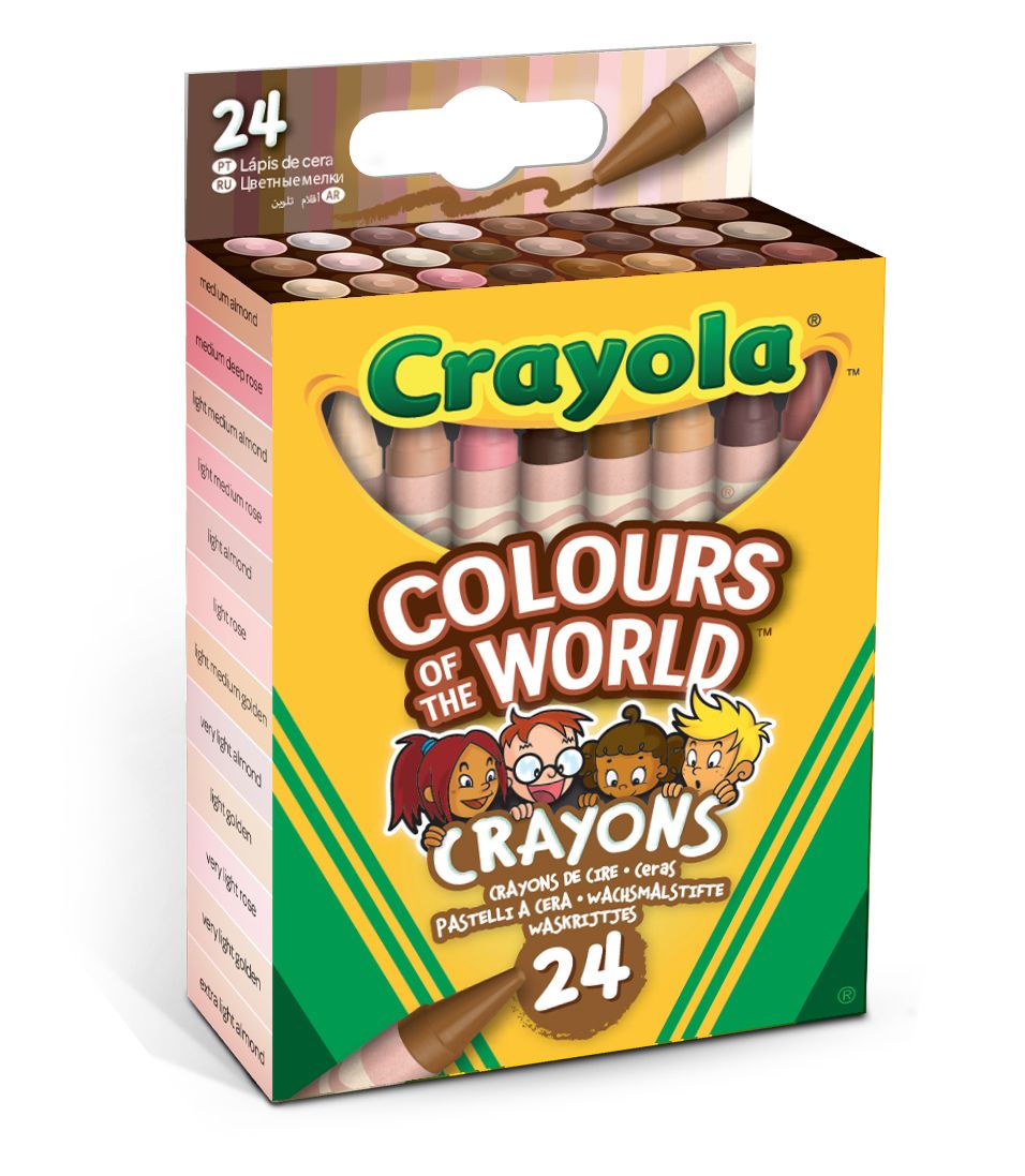 Crayola Colors of the World - 24 Waskrijtjes - Multicolor