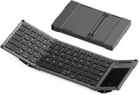 Inateck KB06101_STEEL GRAY QWERTZ Zwart