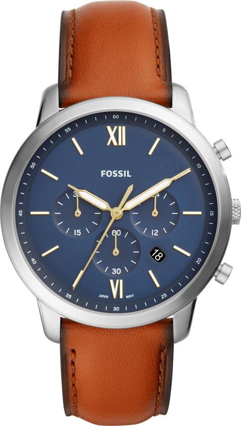 Fossil Neutra Chrono FS5453 Herenhorloge 44 mm - Zilverkleurig