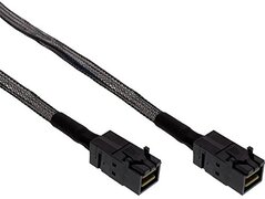 Inline 27625A Mini SAS HD kabel SFF-8643 met sideband 0,5m