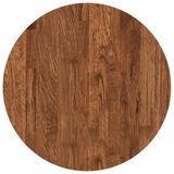 vidaXL Tafelblad Ø 50 x 2,5 cm rond massief eikenhout Lichtbruin
