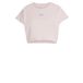 adidas Mujer Power Workout Cropped Boxy 3-Stripes Tank, ice purple, L