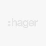Hager Bouwsteen, univ.N, 300x250mm, f. inbouwapparatuur horizont., 2x12 PLE, m. blindafd. - UD21A4