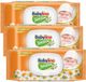Babylino Sensitive babydoekjes met zachte kamille-geur, 98% natuurlijke formule, die de pH-waarde van de huid herstelt, 3 verpakkingen met frissluiting, 162 doekjes