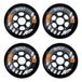 K2 Urban Bolt 30F3014 Patins à roulettes, 80 mm, 90 A, lot de 4 roues, noir