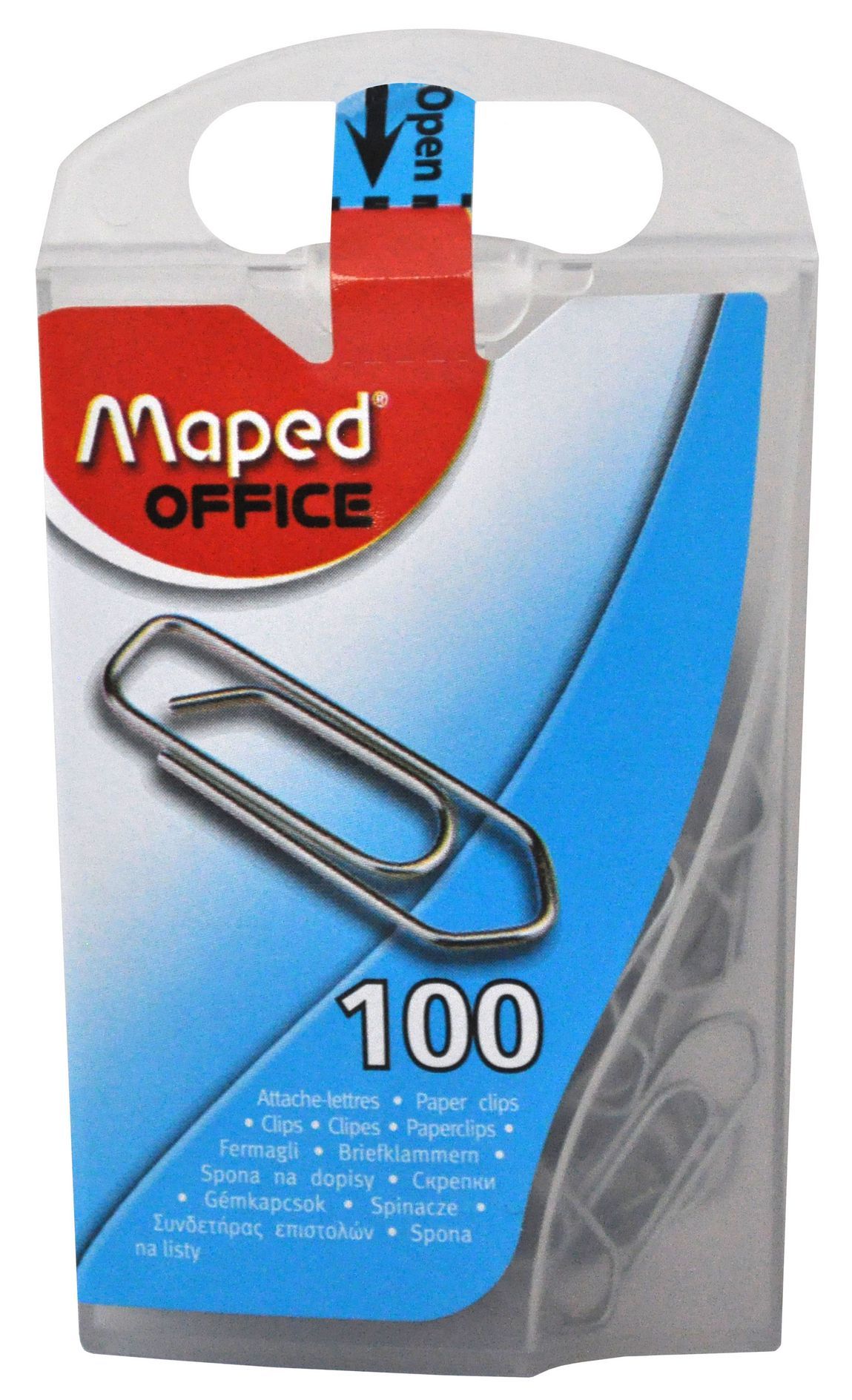 Maped Paperclips - 100 stuks - 25 mm - Staal - Zilver