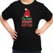 Bellatio Decorations Kerst T-shirt voor Meisjes - Schattigste Gnoom - Zwart - 164/176