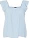 PIECES - PCPIA SL TOP WVN NOOS - Dames - Blouses - M - Cashmere Blue