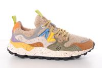 Flower Mountain dames sneakers Yamano W suède met wol multicolor