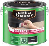Cetabever Een Laag Tuinhoutbeits Zwart 2,5 L