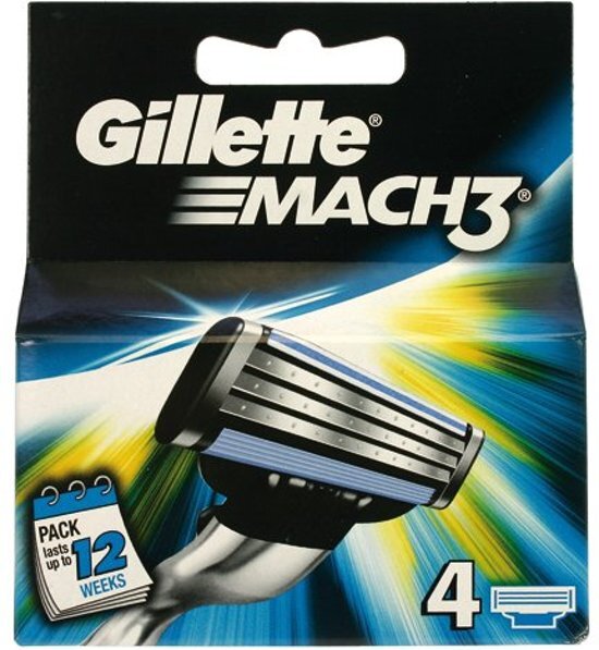 Gillette Mach 3 - 4 stuks
