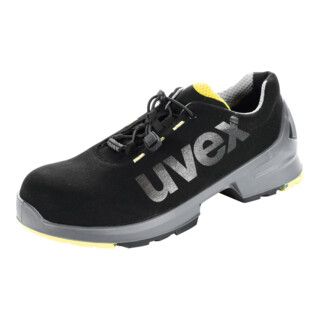 UVEX 1 Safety Shoes - Black/Yellow - Size 44