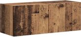 vidaXL TV-wandkast 2 stuks Oud Hout Bewerkt hout