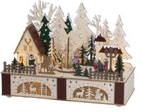 Lumineo Kaemingk Led scenery l12b28h20.3cm-9l wwit