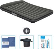 Bestway Luchtbed - 2-Persoons - 152 x 203 x 30 cm - Groen - Inclusief Hoeslaken - Pomp en Reparatieset