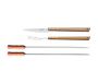 Tramontina Churrasco 4-delige grillset, spiesen en trancheerset, grillspiesen, roestvrij staal, 92000-006