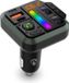 Nedis FM-Audiotransmitter voor Auto - Gefixeerd - Handenvrij bellen / Luidsprekerfunctie - 1.00 \" - Amber-Scherm - Bluetooth - PD 18 W / PD 20 W - Snelladen - Bass boost - Google Assistant / Siri - Zwart
