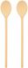 Teemando® 2 x stevige merk houten kooklepels, 30 cm