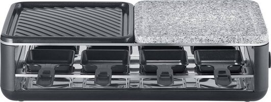 SEVERIN RG 2366 Black Line gourmetstel - 8 personen - PFAS vrij - natuursteen en keramisch grilloppervlak