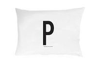 Design Letters Kussensloop 63x60 A-Z-P, Wit, One size