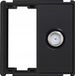 Prise murale avec module TV, type F, système RTX SH, noir
