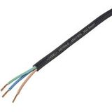 TRU COMPONENTS TC-11594940 Câble en caoutchouc H07RN-F 3 x 2.5 mm² Noir par mètre