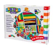Simba 106304706 Art & Fun knutselkoffer, 826 delen, lijm niet inbegrepen, vanaf 5 jaar