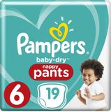 Pampers Baby-Dry Pants - Maat 6 (Extra Large) 15+ kg - 19 Stuks - Luierbroekjes