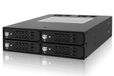 Icy Dock MB994SK-1B - Drive bay panelen - Zwart