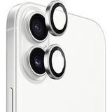 Blueo Film de protection Caméra Arrière Metal Frame pour Apple iPhone 17, Verre Trempé, Argenté
