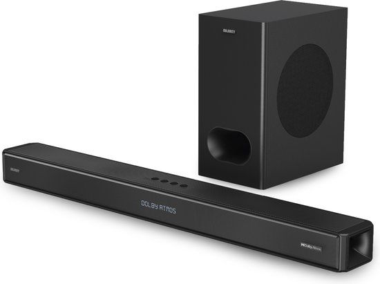 Majority Sierra Plus Dolby Atmos 2.1.2 Soundbar + Subwoofer - 400W, 3x HDMI, Bluetooth