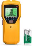 Membeli Leidingzoeker - Voor Hout, Metaal & Kabels - Leidingdetector & Kabelzoeker - Stud Finder Muurscanner - 5 in 1 Detector met LCD-Scherm