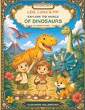 Leo, Luna & Pip Explore the World of Dinosaurs: 40 Fun Dinosaur Coloring Adventures for Kids Ages 4–8
