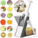 Coupe-légumes - Coupe-fruits - Hacheur d'ail, de carottes et d'oignons - Robot culinaire manuel - 1 jeu