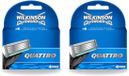 Wilkinson 2 x Quattro Lames de rasoir avec précision trimmer 4 lames de rasoir Pack économique 2 pièces
