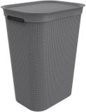 Rotho Brisen - Wasmand met Deksel - 50L - Antraciet