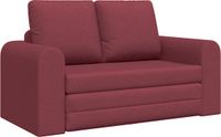 vidaXL Slaapbank Wijnrood Stof 148 x 71 x 83 cm
