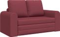 vidaXL Slaapbank Wijnrood Stof 148 x 71 x 83 cm