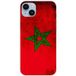 1001 coques Apple iPhone 15 Plus Drapeau maroc bedrukt siliconen hoesje