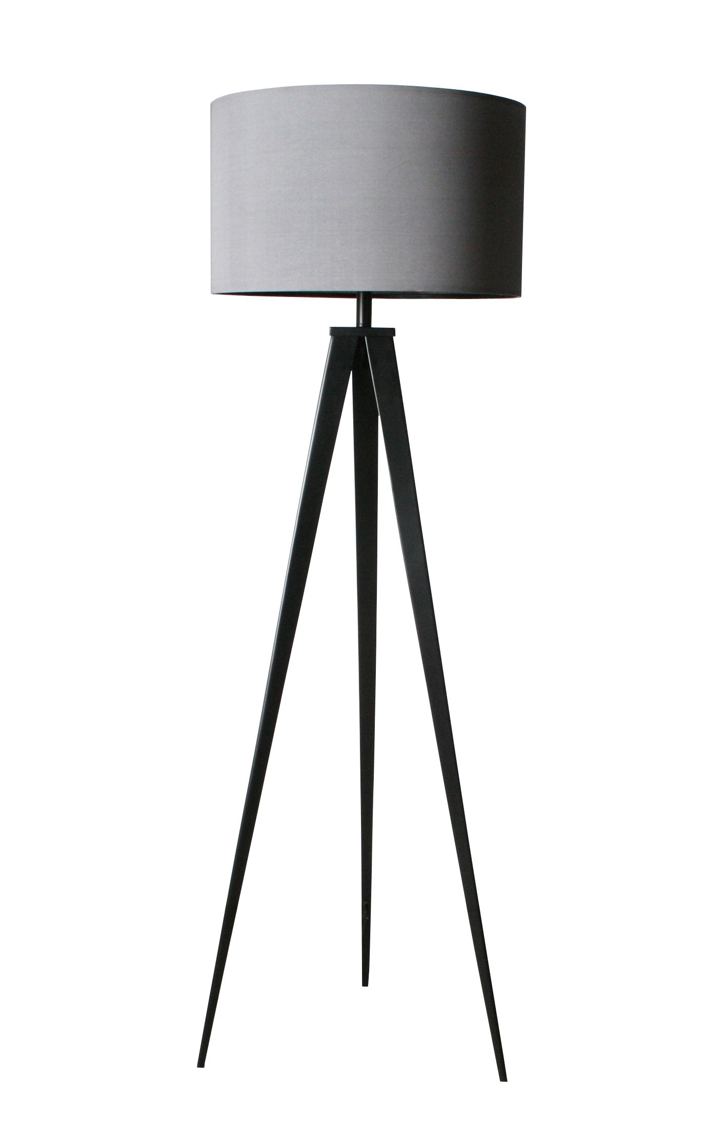 Zuiver Tripod Vloerlamp - Zwart/Grijs - 8718548005792