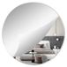 Omgoods - Miroir mural rond 40 cm avec dos autocollant