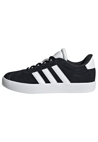 adidas Vl Court 3.0 Sneakers, uniseks, kinderen, Core Black / Cloud White / Core Black, 35.5 EU