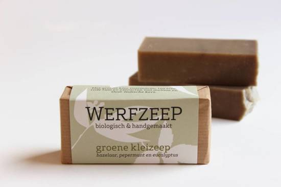 werfzeep Groene kleizeep