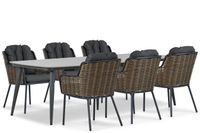 Santika Furniture Santika Fasano/Vienna 240 cm dining tuinset 7-delig