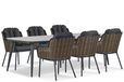 Santika Furniture Santika Fasano/Vienna 240 cm dining tuinset 7-delig