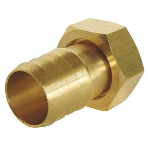 Somatherm 1830-26L messing geribbeld recht vrouwelijk 26/34, grijs